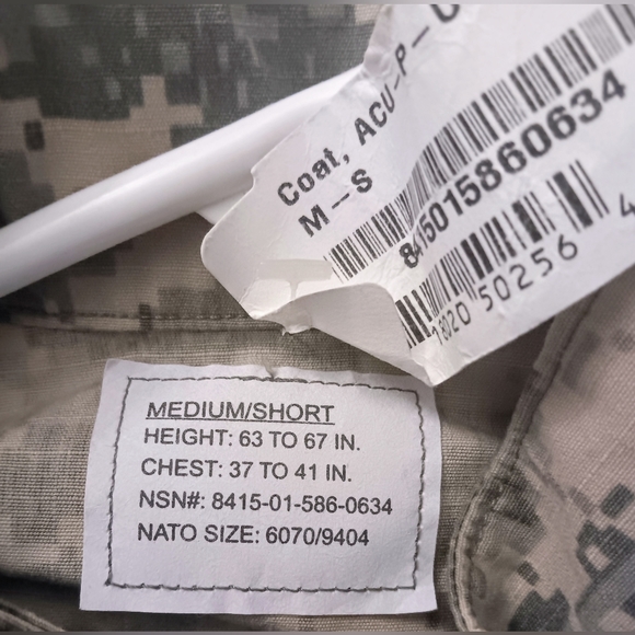 ACU Army Coat Medium/Short USGI Digital NWT - Picture 3 of 8